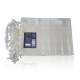 Talith Gadol 100 % Laine Blanc Taille 55