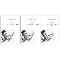 Coffret Sefer Ets Haim - Rabbi Haim Vital - 3 Vol - Hebreu / Francais 