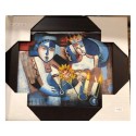 CADRE REINE CHABBAT - PEINTURE A L'HUILE - TAILLE 27 * 32 