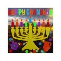 Gel de Hanouka Mur et Fenetres - 1