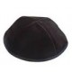 Kippa noir velours  taille 8